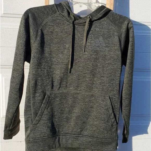 Adidas sage green climawarm hoodie - Picture 1 of 8